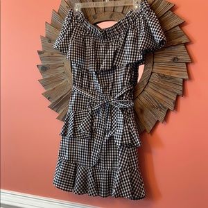 Willow and Clay Rosanan Gingham Ruffle Dress